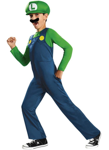 Luigi Superbrothers Mario Child Costume