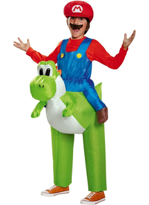 Mario Riding Yoshi Child Costume