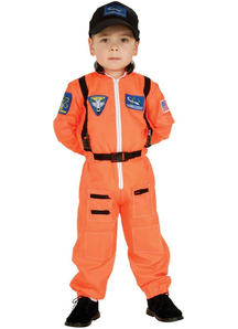 Orange Astonaut Child Costume