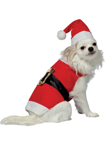 Pet Costume Santa