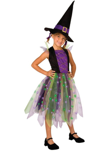 Rainbow Witch Child Costume