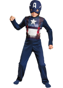 Retro Captain America Child Costume