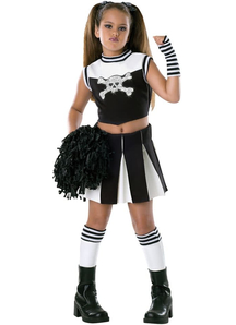 Skull Cheerleader Child Costume