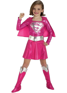 Supergirl Pink Child Costume