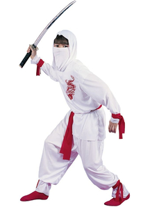 White Dragon Ninja Child Costume