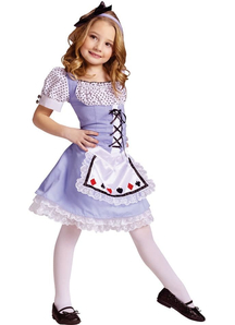 Alice In Wonderland Girls Costume