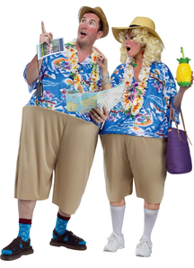 Couple Costume Tourists