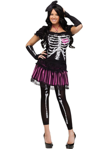 Cute Skeleton Adult Costume