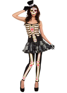 Day Of The Dead Lady Adult Costume