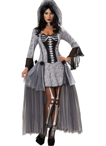 Skeleton Bride Women Costume