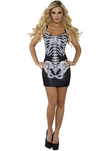 Skeleton Dress Adult