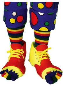 Clown Shoes And Toe Sock Set