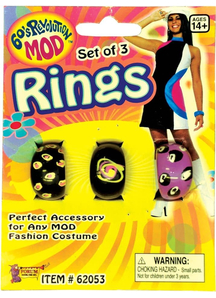 Mod Rings Set Of 3