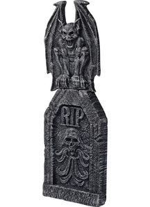 Ornate Gargoyle Tombstone