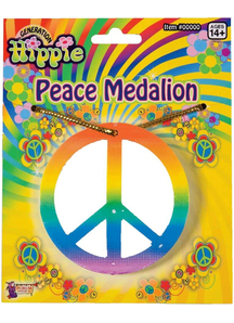 Rainbow Peace Medallion