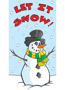 Winter Door Cover. Holiday Decorations.