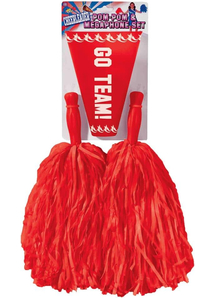 Pom Pom Set Red