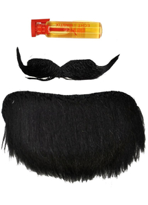 Mustache Goatee Black