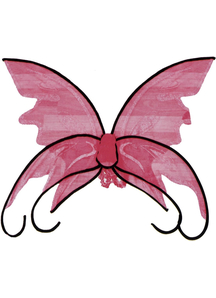 Wings Butterfly Pink W/Blk Trm