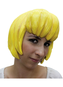 Anime 6 Latex Yellow Wig