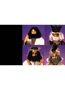 Black Beard And Wig For Biblical Costumes