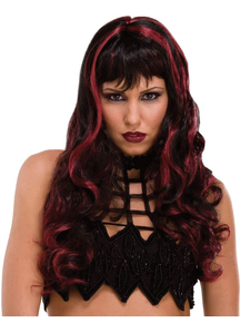 Wig Craft Black/Burgundy For Witch Costume