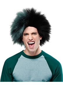 Wig For Sports Fan Black Green