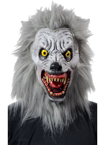 Albino Werewolf Mask Realistic For Halloween