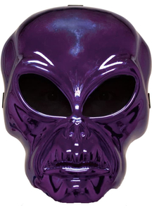 Alien Hockey Purple Mask For Halloween