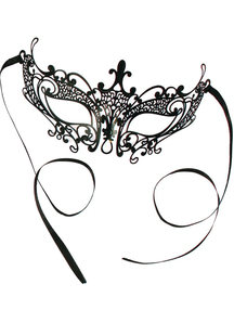 Elegant Laser Cut Mask - Small For Masquerade