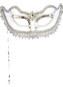 Masquerade White Parade Mask