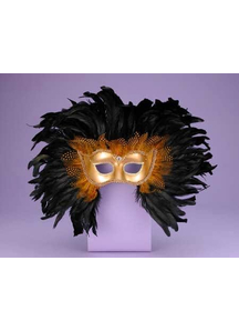 Venetian Black Mask For Adults