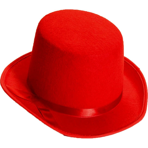 Top Hat For Adults Red