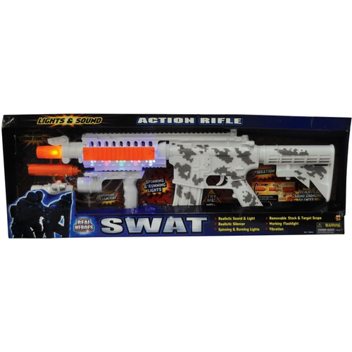 Swat Action Rifle Silencer Wht