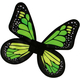 Wings Butterfly Satin Ch Green